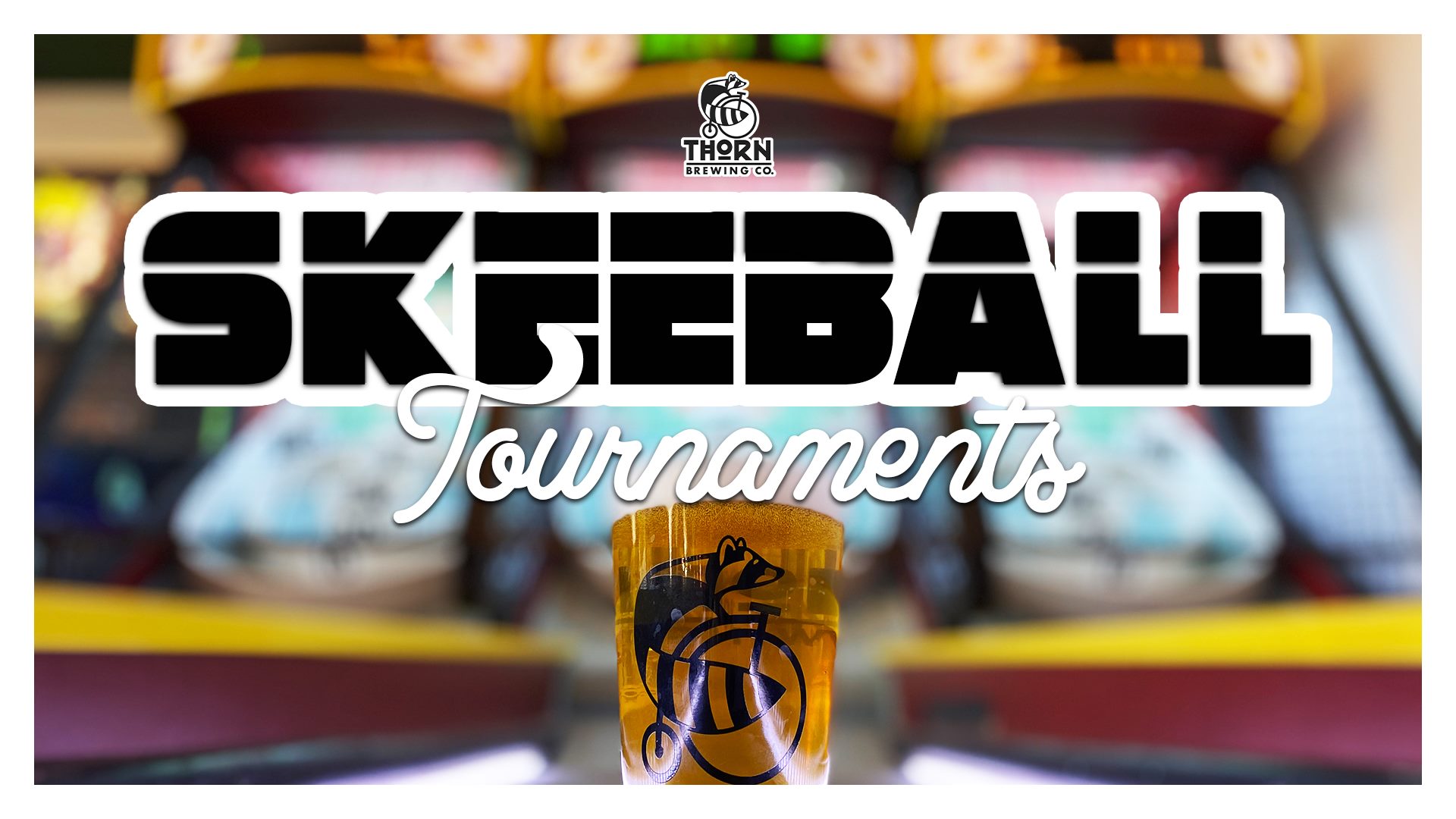 skeeball tournament poster