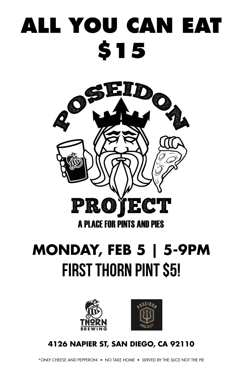 Thorn Brewing Poseidon Project All You Can Eat poster