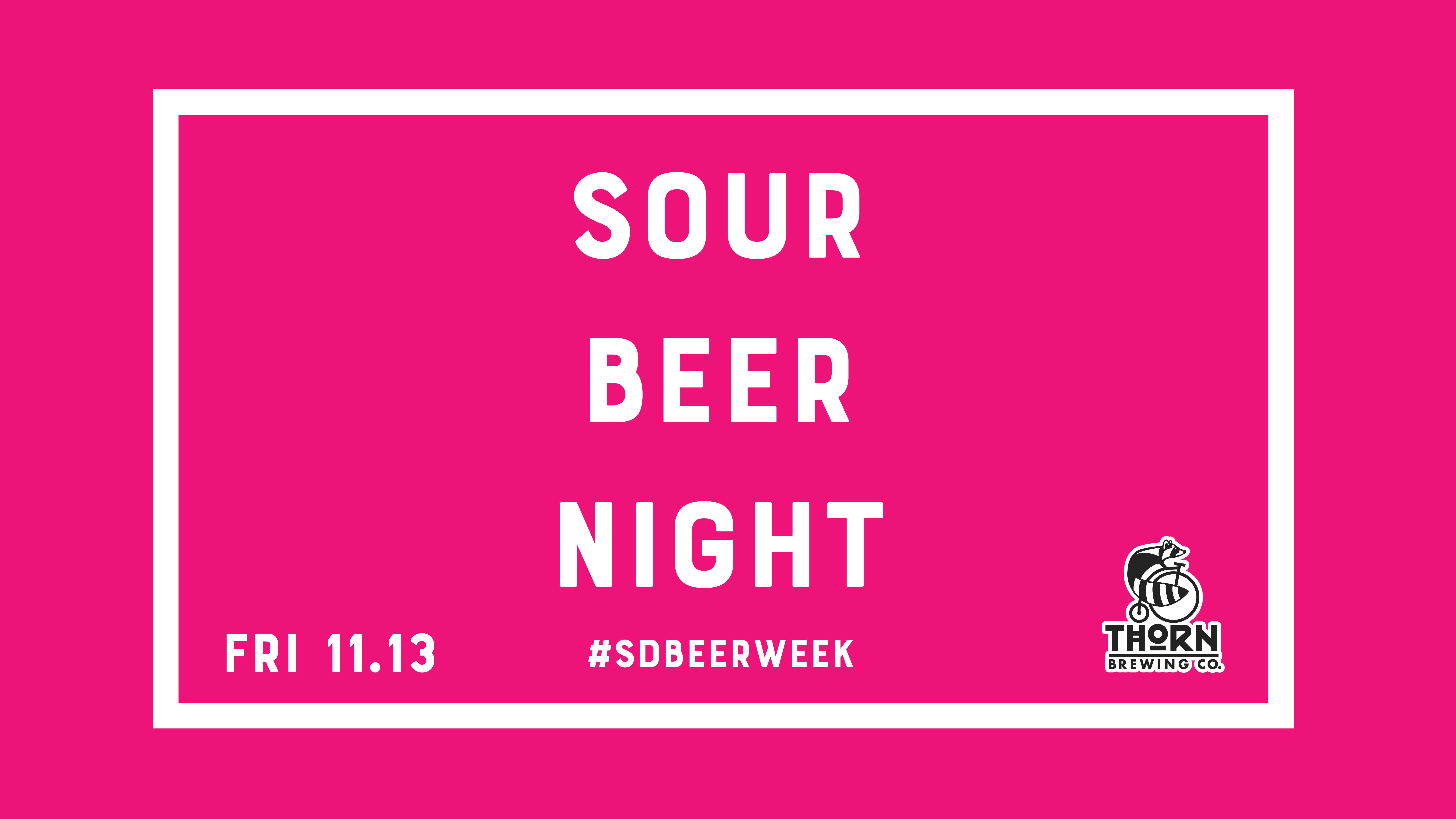 text saying sour beer night
